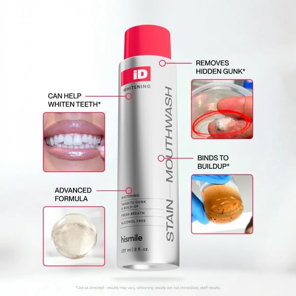 Stain Whitening Mouthwash with Hydrogen Peroxide 237 ml
