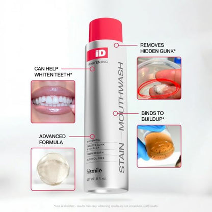 Stain Whitening Mouthwash with Hydrogen Peroxide 237 ml