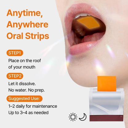 Liposomal Glutathione Oral Strips – Antioxidant Skin Support