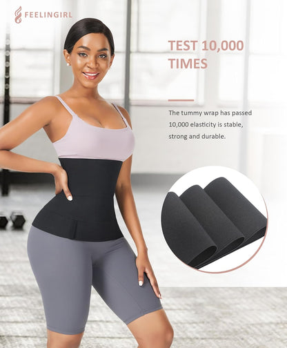 Women’s Waist Trainer Wrap – Adjustable Bandage Tummy Belt