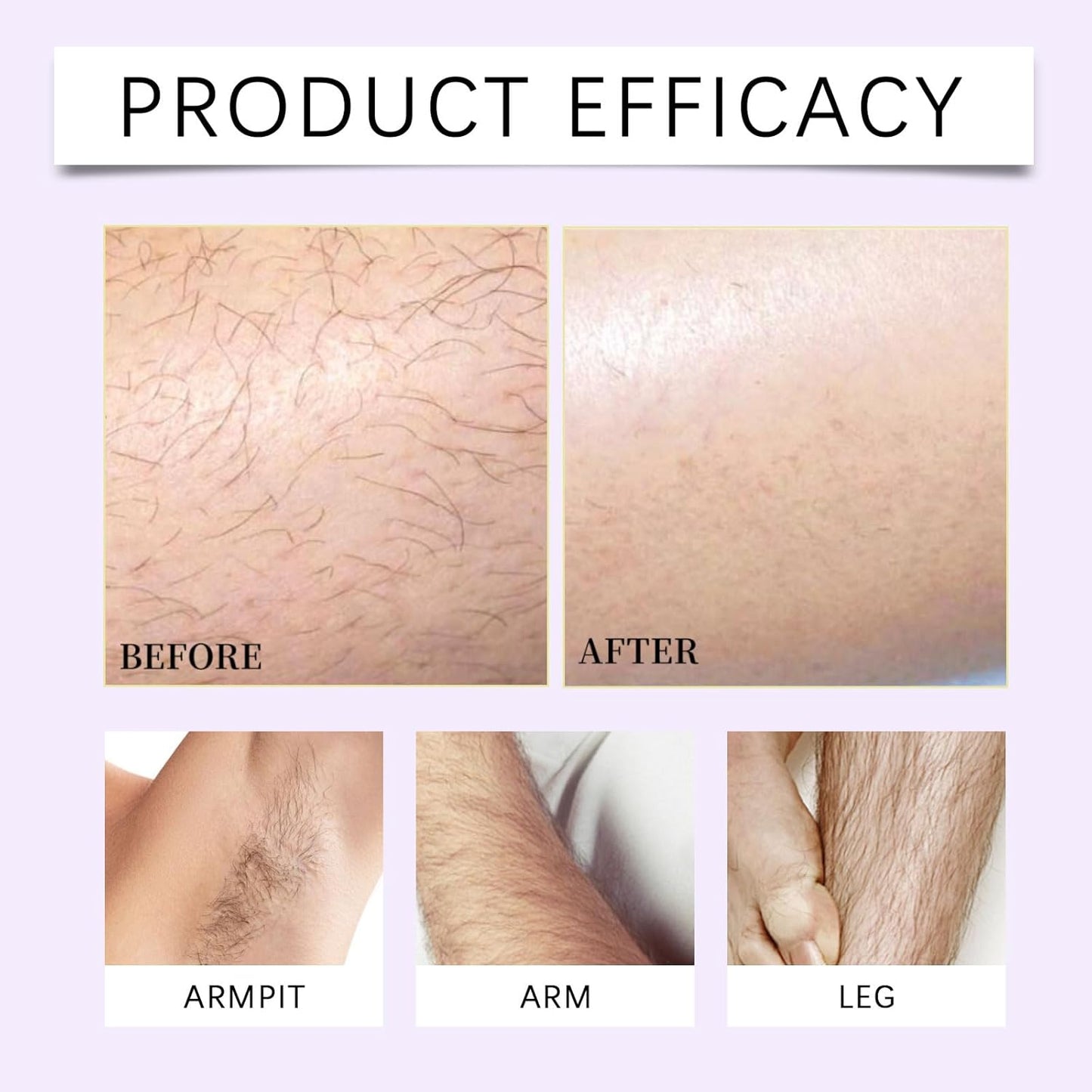 Gentle Peach Body Hair Removal Cream Kit for Sensitive Skin