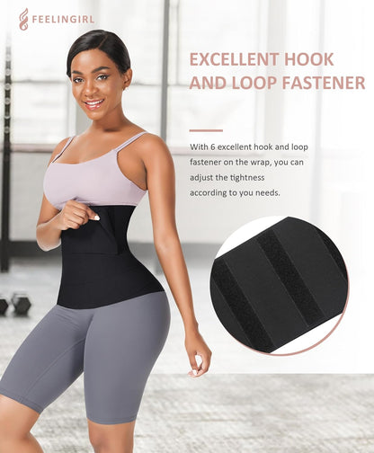 Women’s Waist Trainer Wrap – Adjustable Bandage Tummy Belt